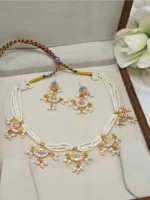 Rajputi Minimal White Chand Patdi Set