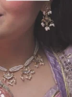 Rajputi Minimal White Chand Patdi Set - Image 2