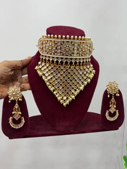 Premium Heavy Multicolor Aad Necklace Set
