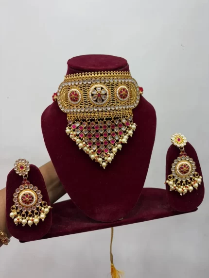 Premium Heavy Multicolor Aad Necklace Set
