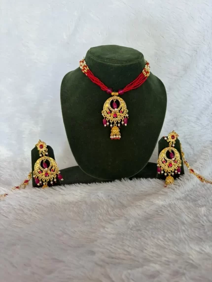 Premium Pearl Beaded Layered Set for Women