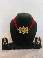 Elegant Red Beaded Chidd Neckset - Image 2
