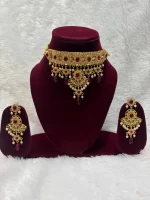 Royal Lightweight Aad Neckset with Earrings