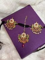 Bridal Chand Shishful with Maang Tikka - Image 2